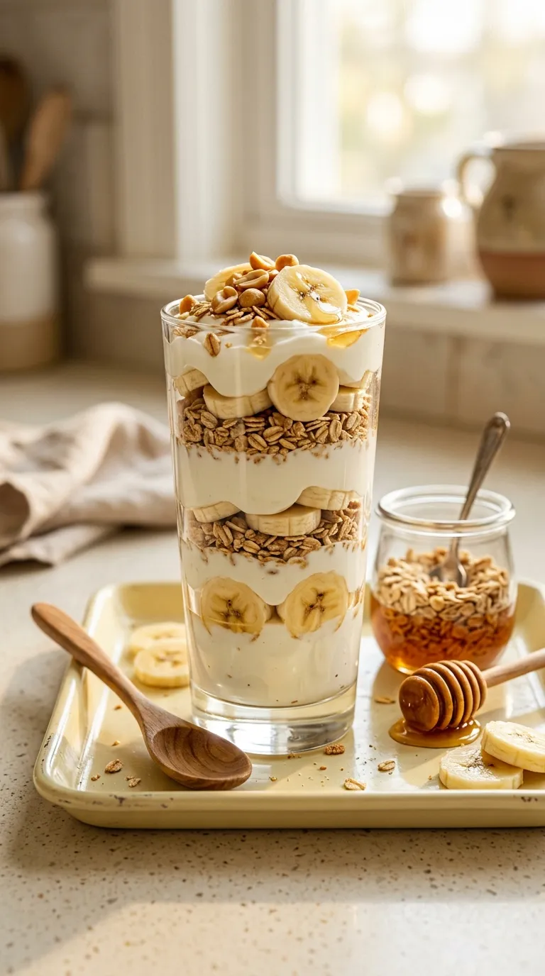 Breakfast ideas on a budget Banana Yogurt Parfait