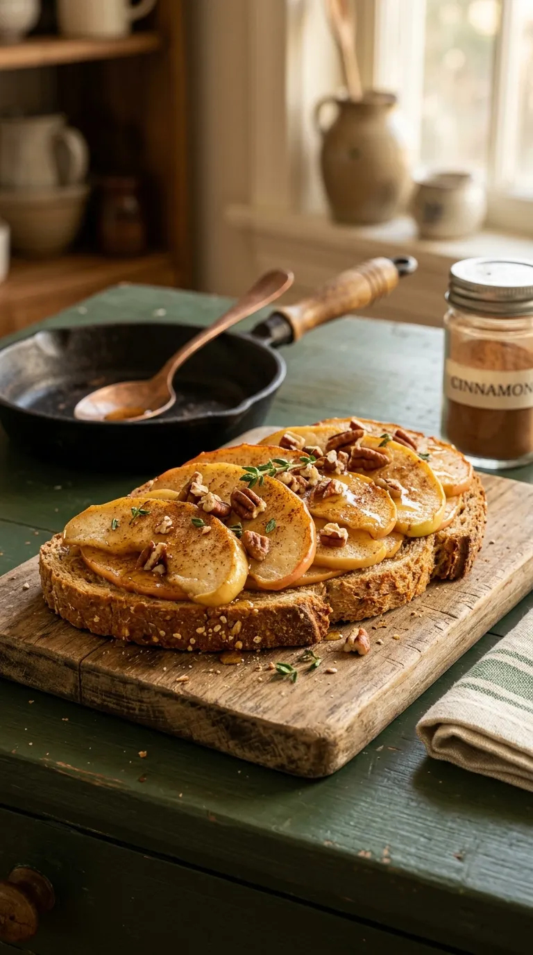 Breakfast ideas on a budget Cinnamon Apple Toast