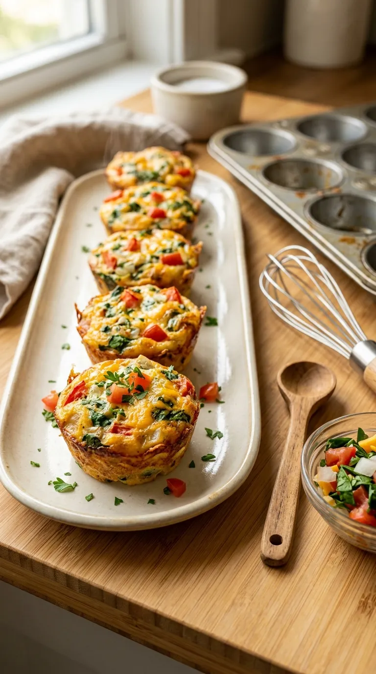 Breakfast ideas on a budget Tomato Egg Muffins