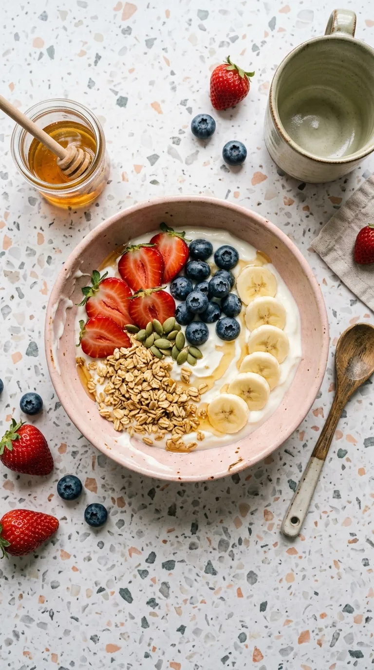 Breakfast ideas on a budget Yogurt Berry Bowl