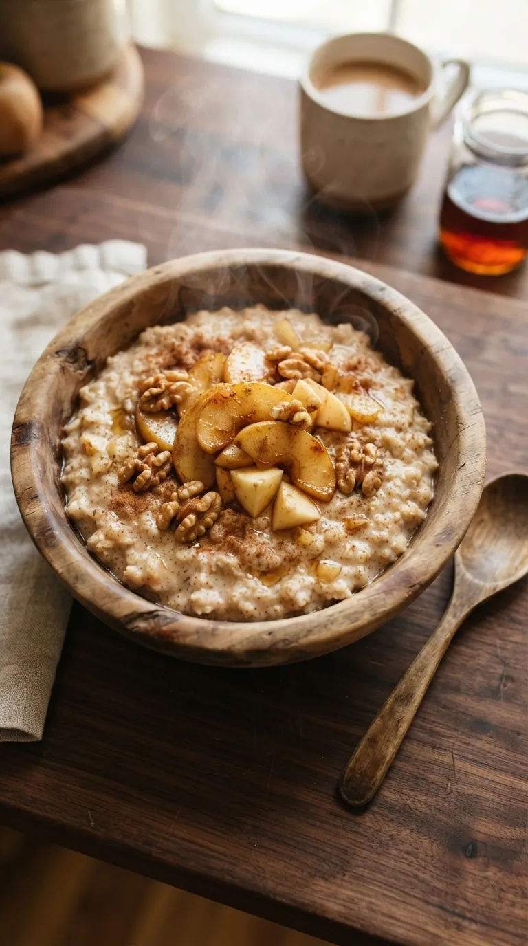 breakfast ideas with no eggs Cinnamon Apple Oatmeal