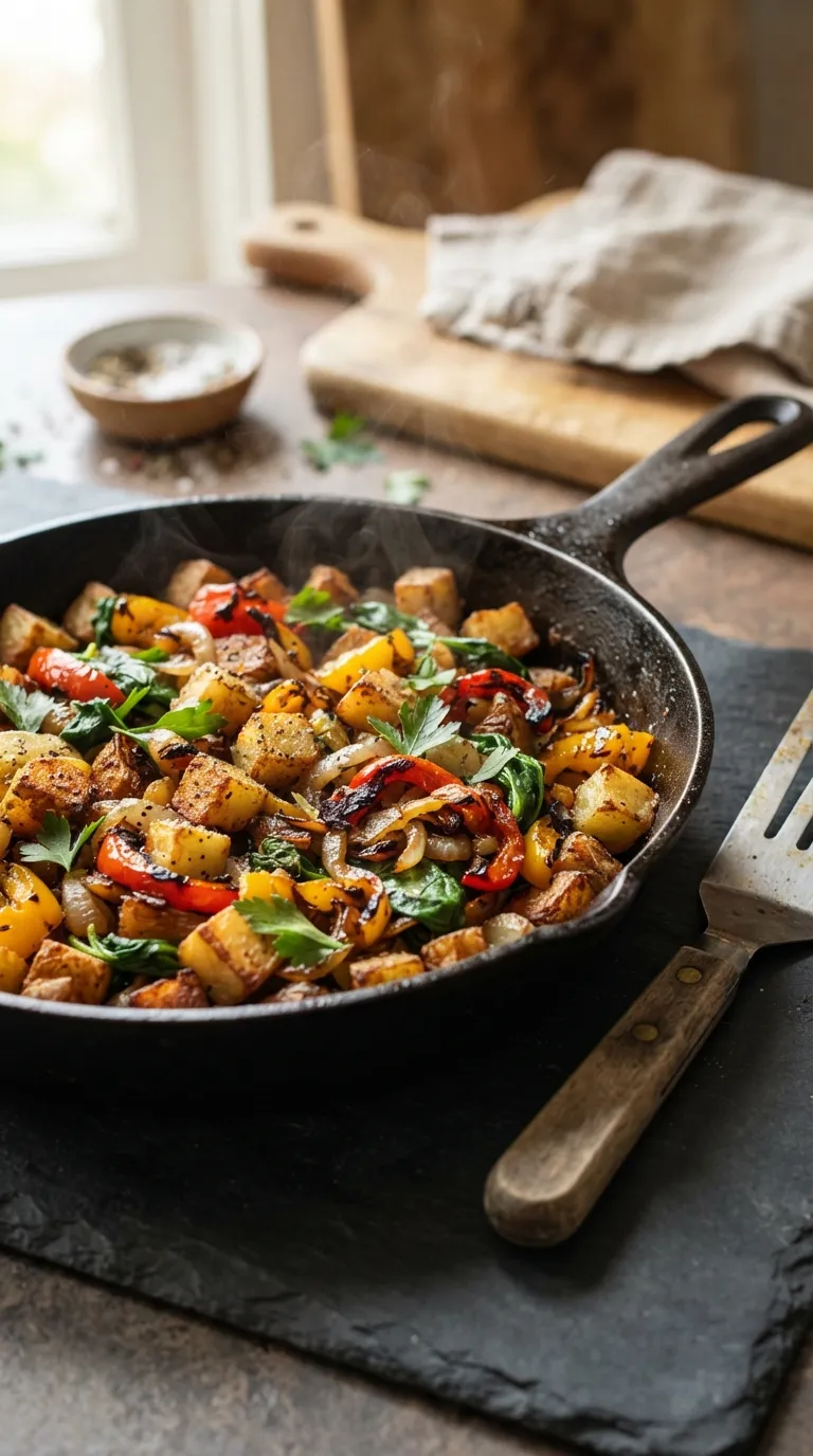 breakfast ideas with no eggs Crispy Potato Hash