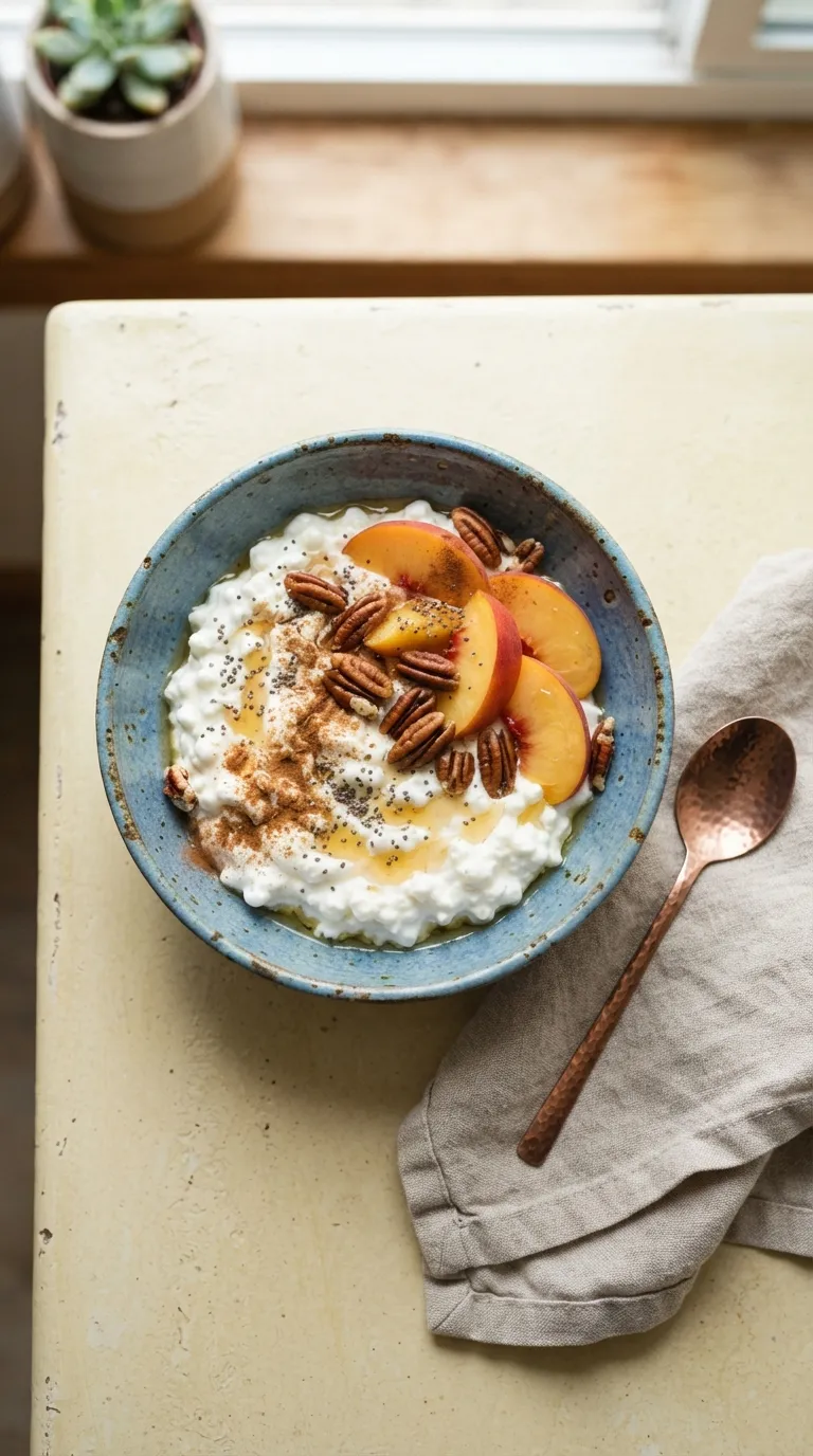 breakfast ideas with no eggs Peach Cottage Bowl