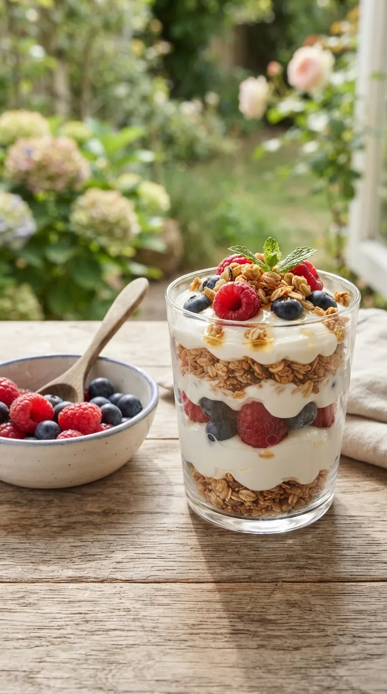 breakfast recipes for beginners Berry Yogurt Parfait