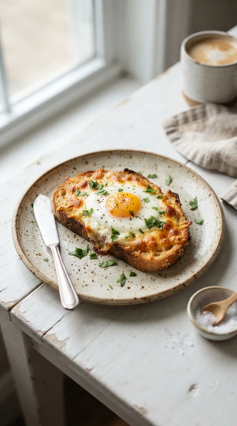 breakfast recipes for beginners Cheesy Egg Toast