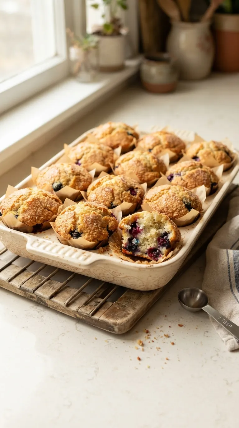 breakfast recipes for beginners Easy Berry Muffins
