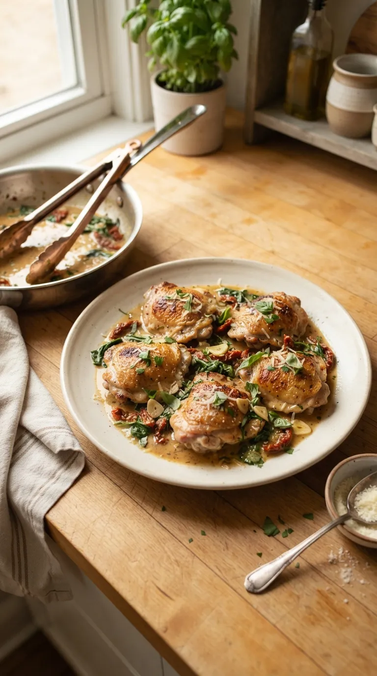 date night dinner recipes at home Creamy Tuscan Chicken