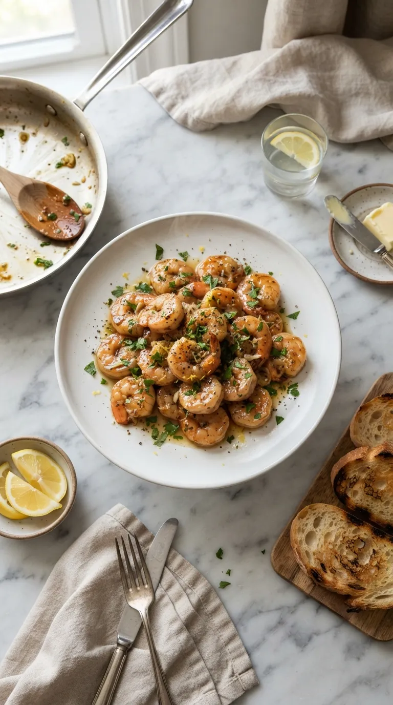 date night dinner recipes at home Garlic Butter Shrimp