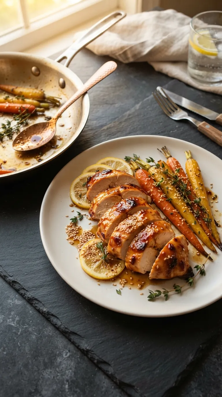 date night dinner recipes at home Honey Glazed Chicken