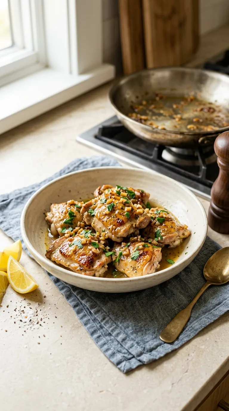 dinner recipes for beginners Garlic Butter Chicken