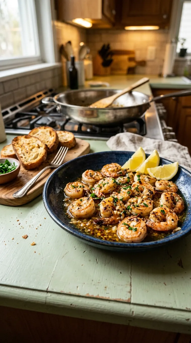 dinner recipes for two people Garlic Butter Shrimp