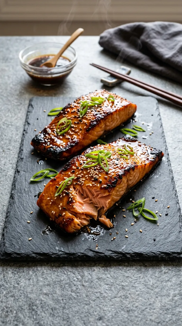 dinner recipes for two people Honey Soy Salmon
