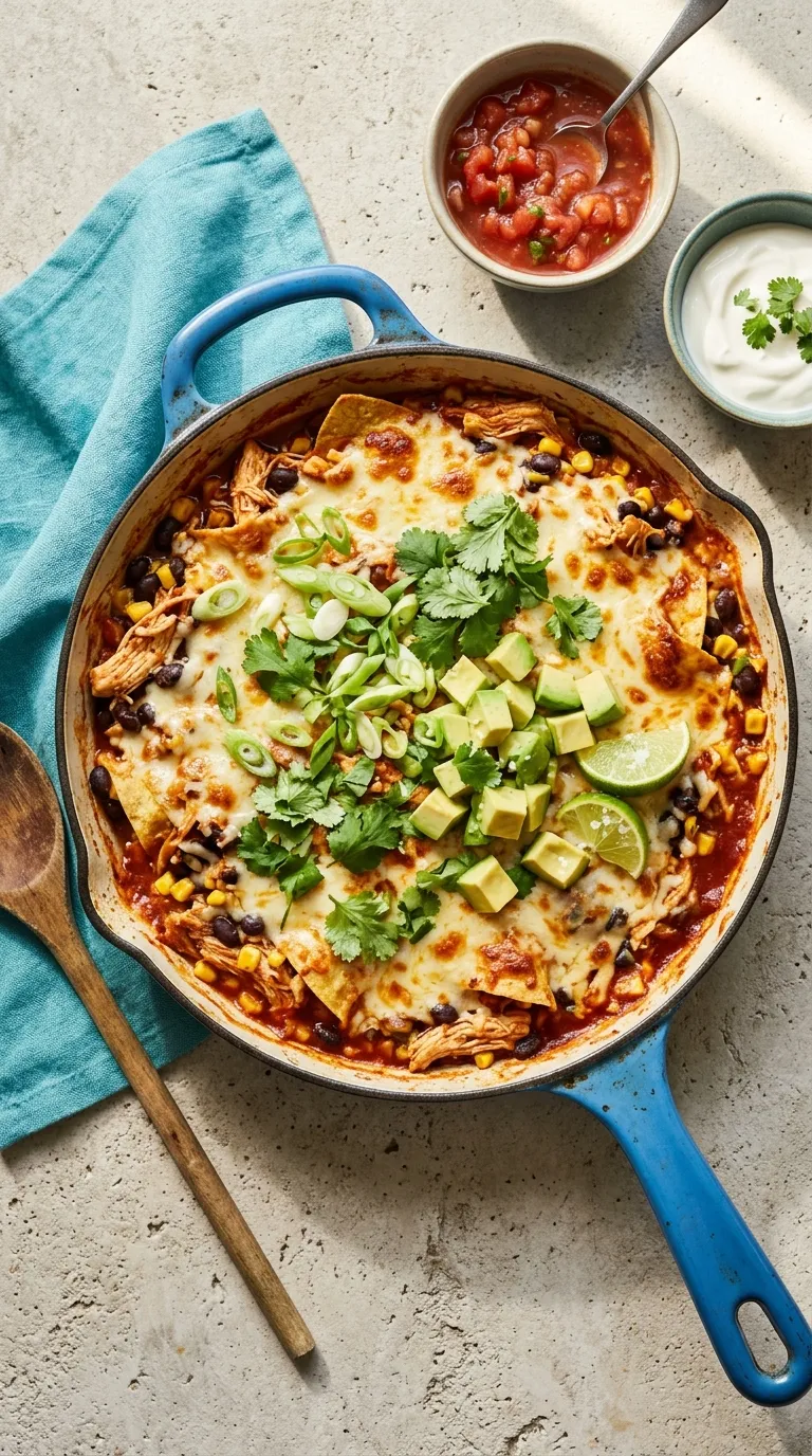 dinner recipes on a budget Chicken Enchilada Skillet
