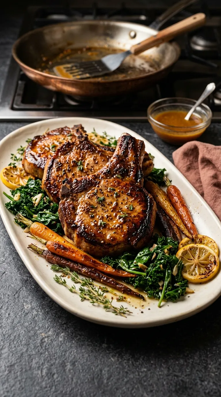 dinner recipes on a budget Honey Mustard Pork Chops