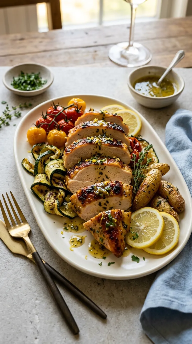 dinner recipes on a budget Lemon Herb Chicken