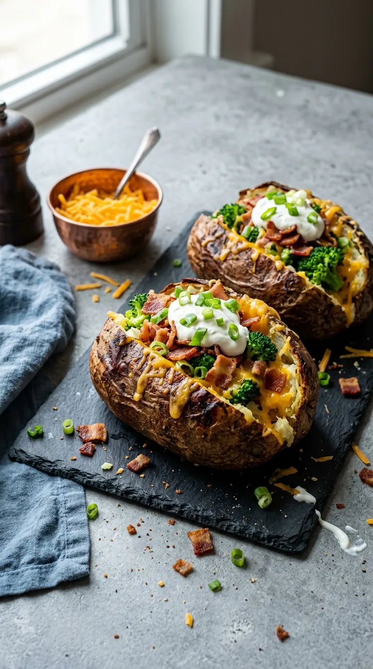 dinner recipes on a budget Loaded Baked Potatoes