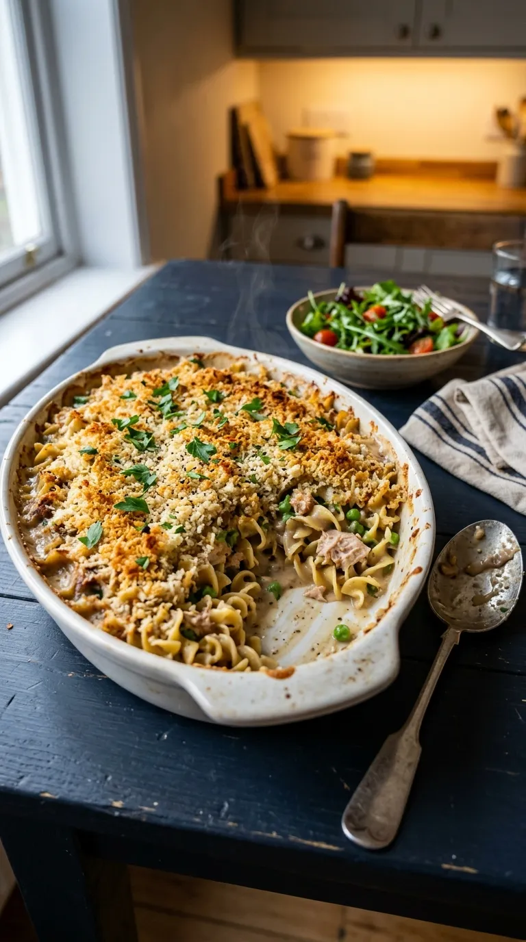 dinner recipes on a budget Tuna Noodle Casserole