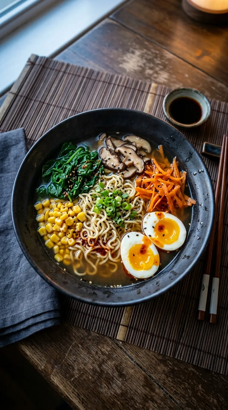 dinner recipes on a budget Vegetable Ramen Bowls