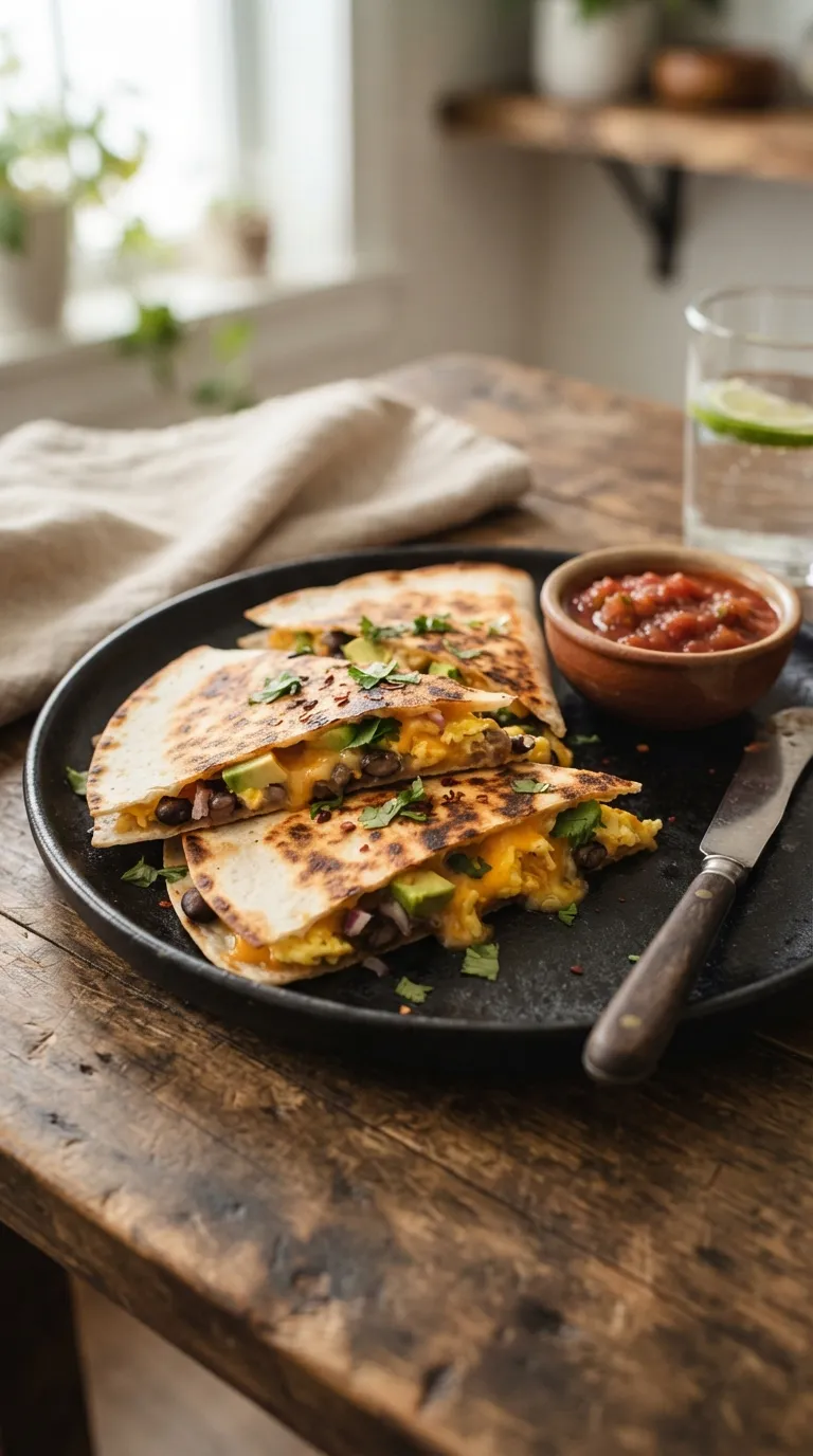 easy breakfast ideas for busy mornings Breakfast Quesadilla
