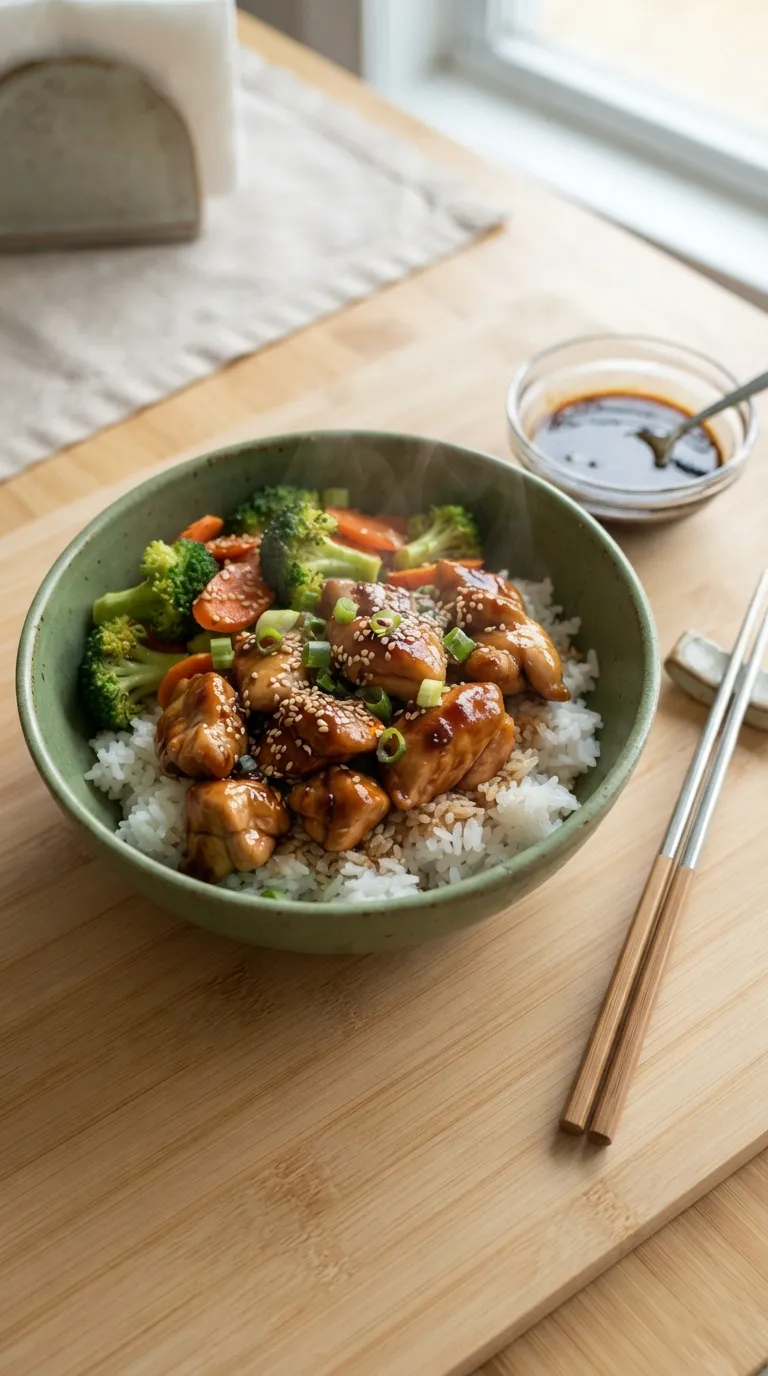 easy dinner recipes for family Teriyaki Chicken Bowls