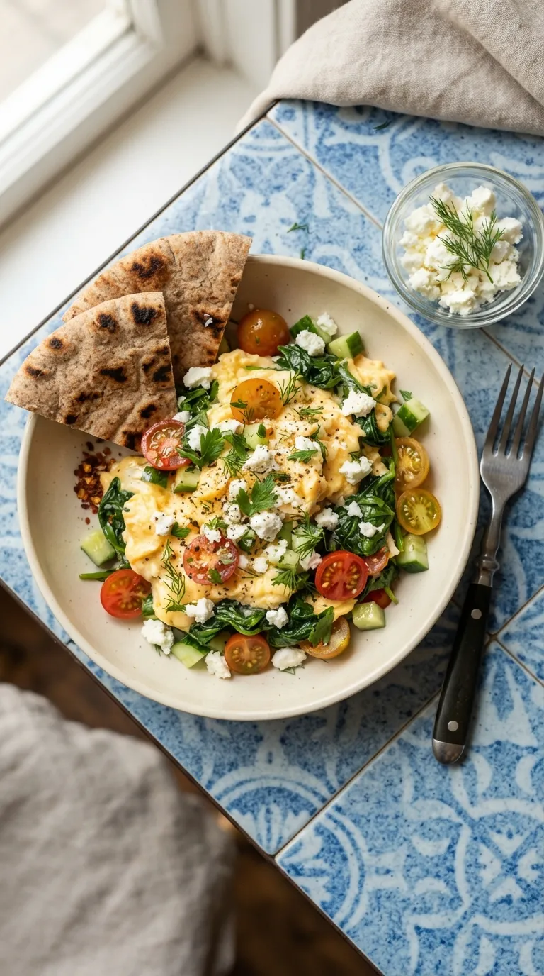 easy healthy meals for busy weeknights Mediterranean Egg Bowls