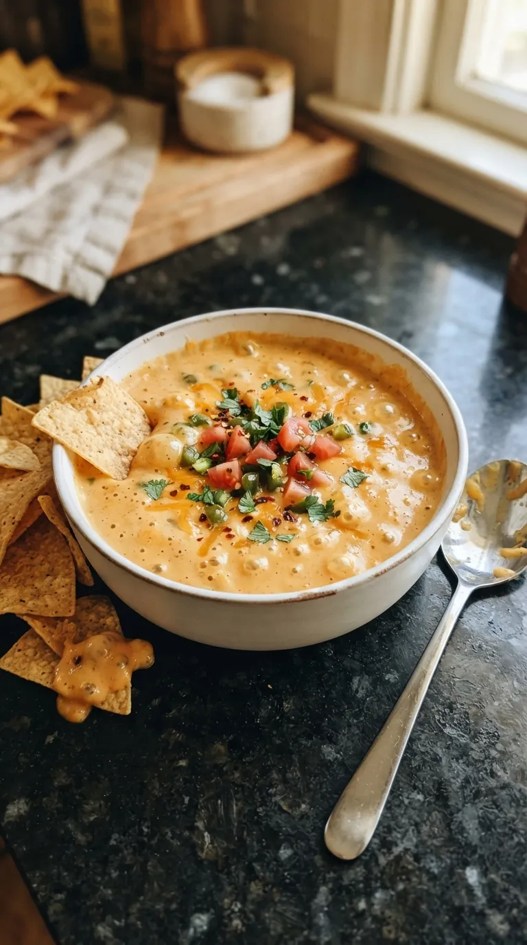 easy spicy snacks for game day Spicy Queso Dip