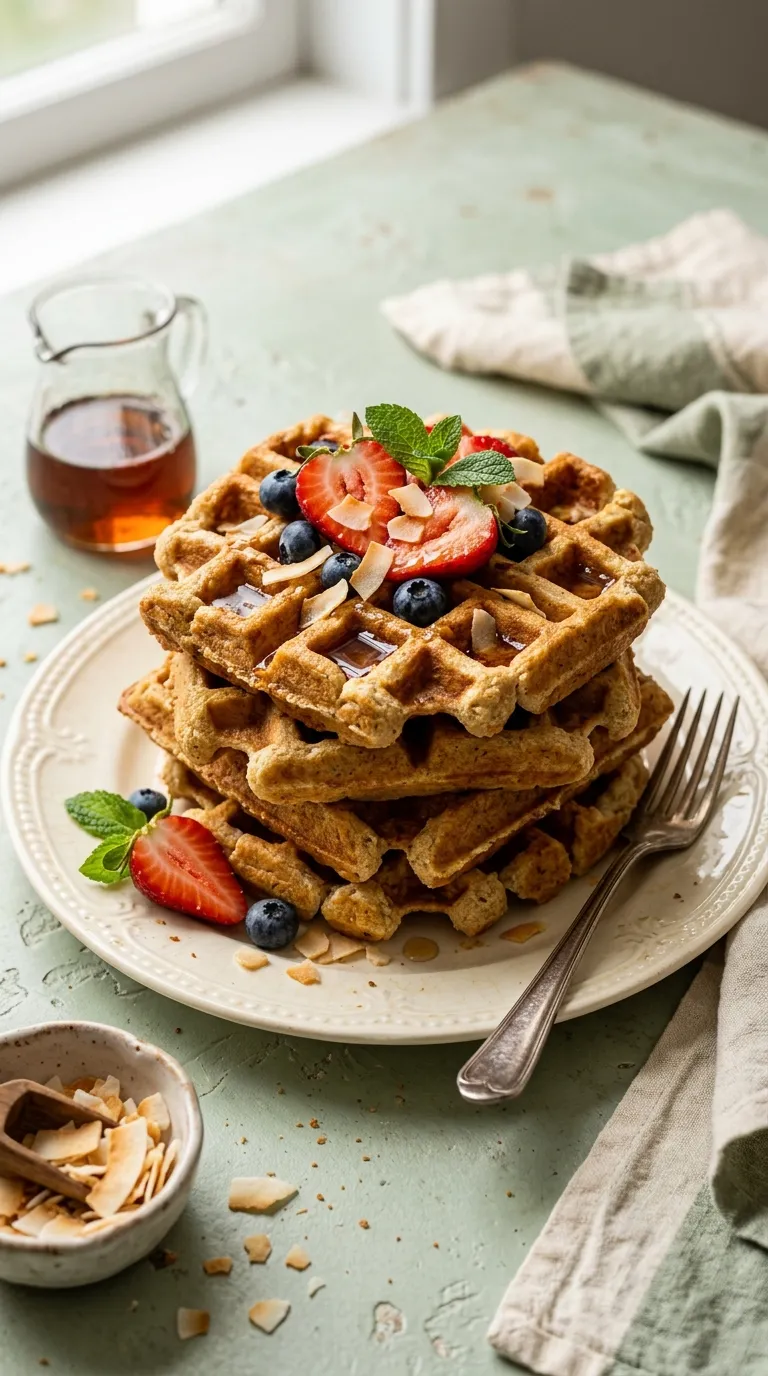 Gluten free breakfast ideas Coconut Flour Waffles