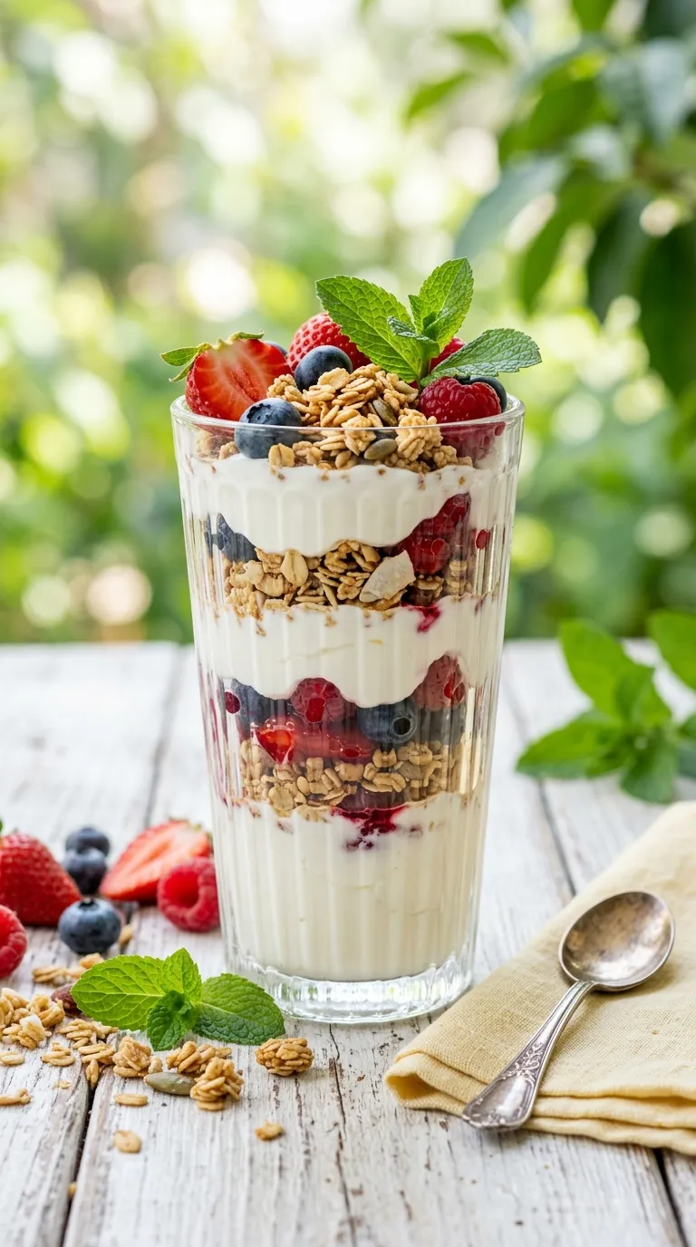 Gluten free breakfast ideas Greek Yogurt Parfait