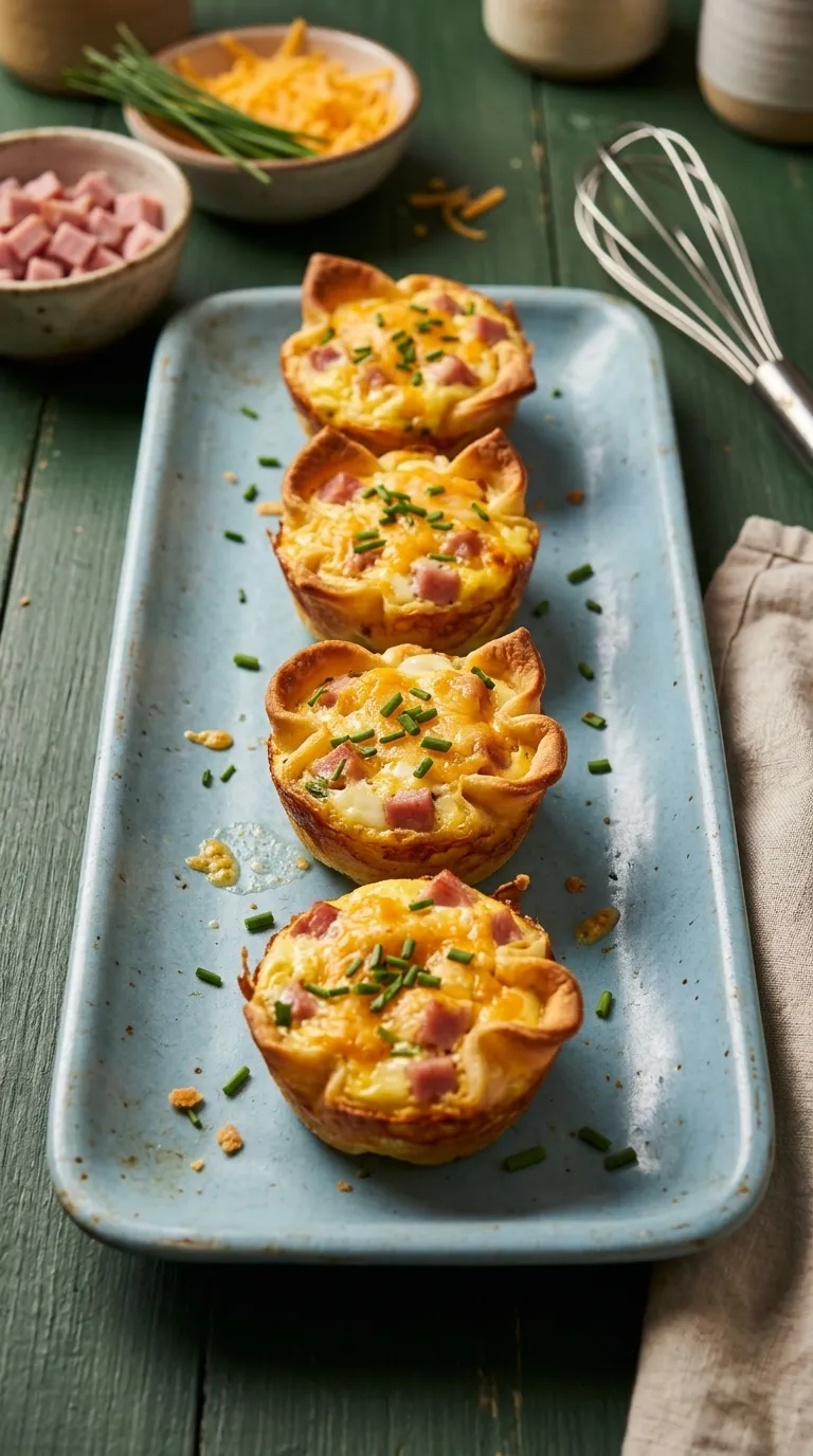Gluten free breakfast ideas Ham Cheese Breakfast Cups