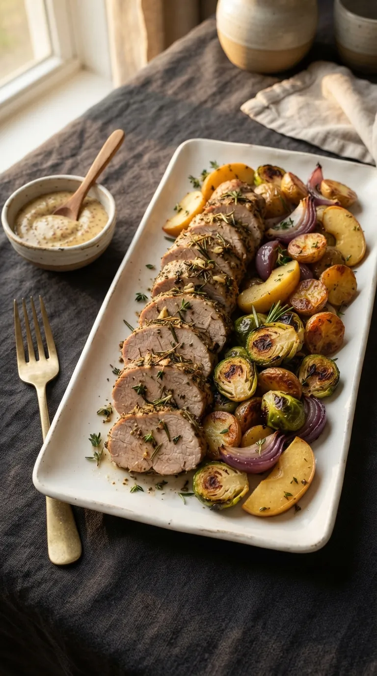 healthy dinner recipes for meal prep Sheet Pan Pork Tenderloin