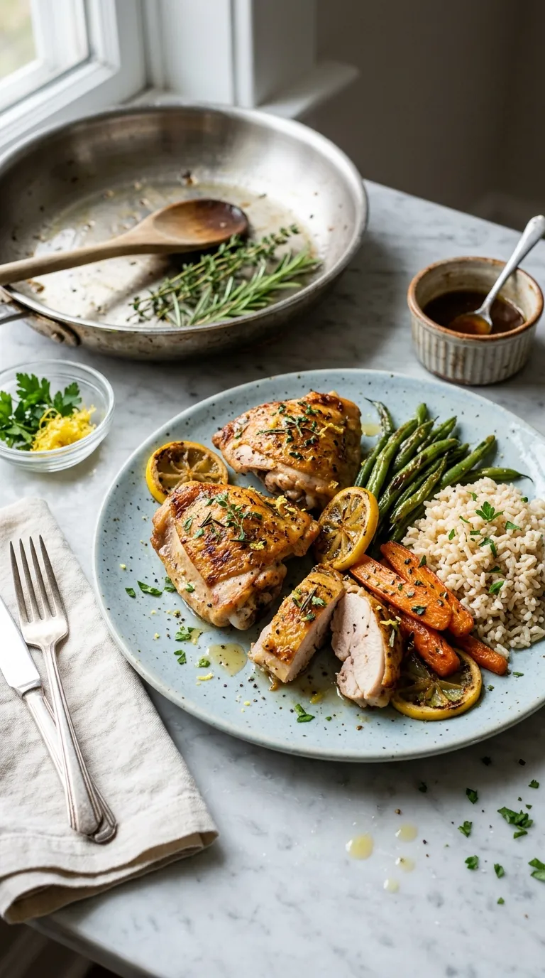 healthy freezer meals for later Lemon Herb Chicken