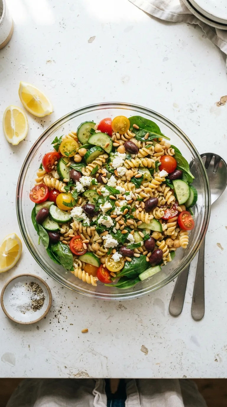 healthy meal prep ideas for the week Chickpea Pasta Salad