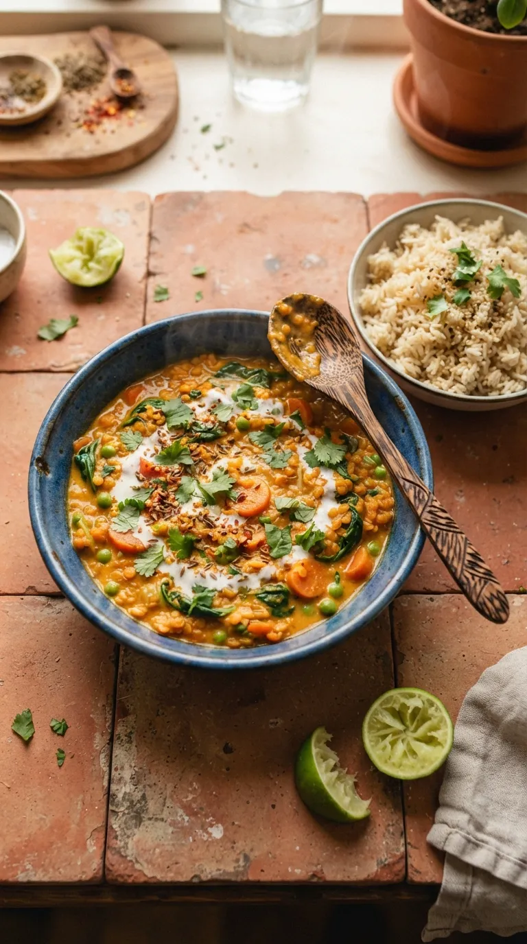 healthy meal prep ideas for the week Lentil Coconut Curry