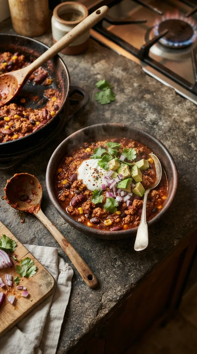healthy meal prep ideas for the week Turkey Bean Chili