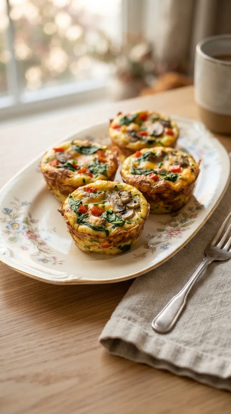 healthy meal prep ideas for the week Veggie Egg Muffins