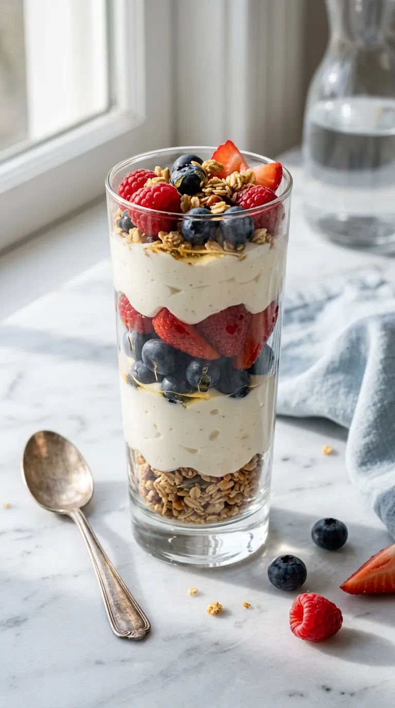 healthy meals for dorm room Berry Yogurt Parfait