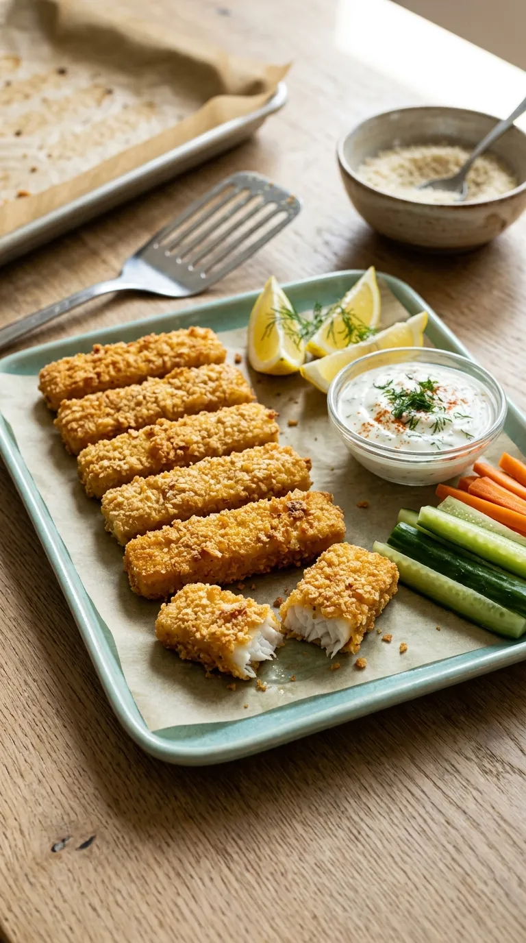 healthy meals for picky eaters Baked Fish Sticks