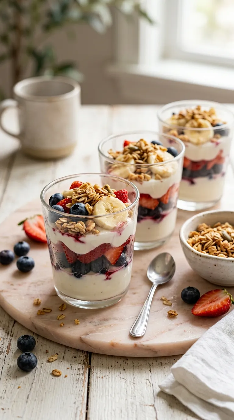 healthy meals for picky eaters Berry Yogurt Parfaits