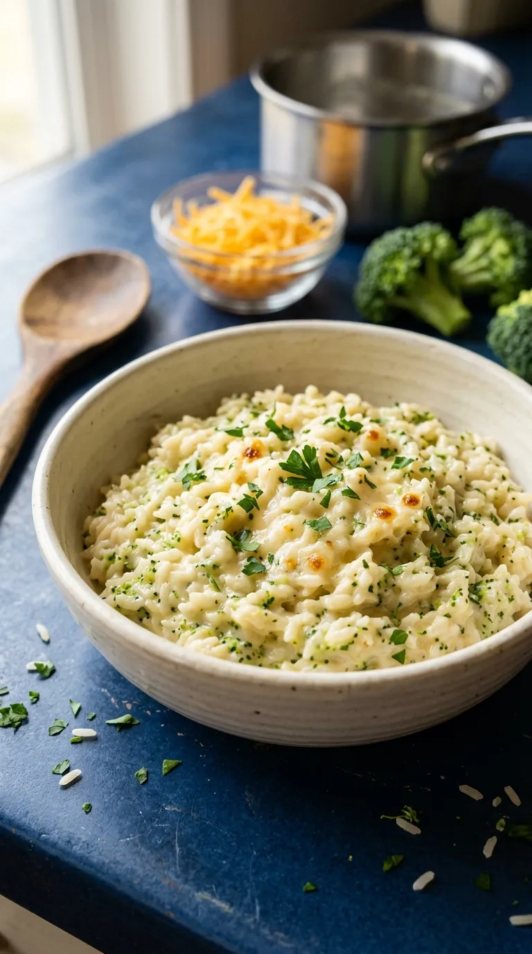 healthy meals for picky eaters Cheesy Broccoli Rice