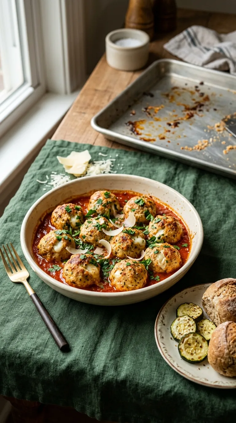 healthy meals for picky eaters Cheesy Chicken Meatballs