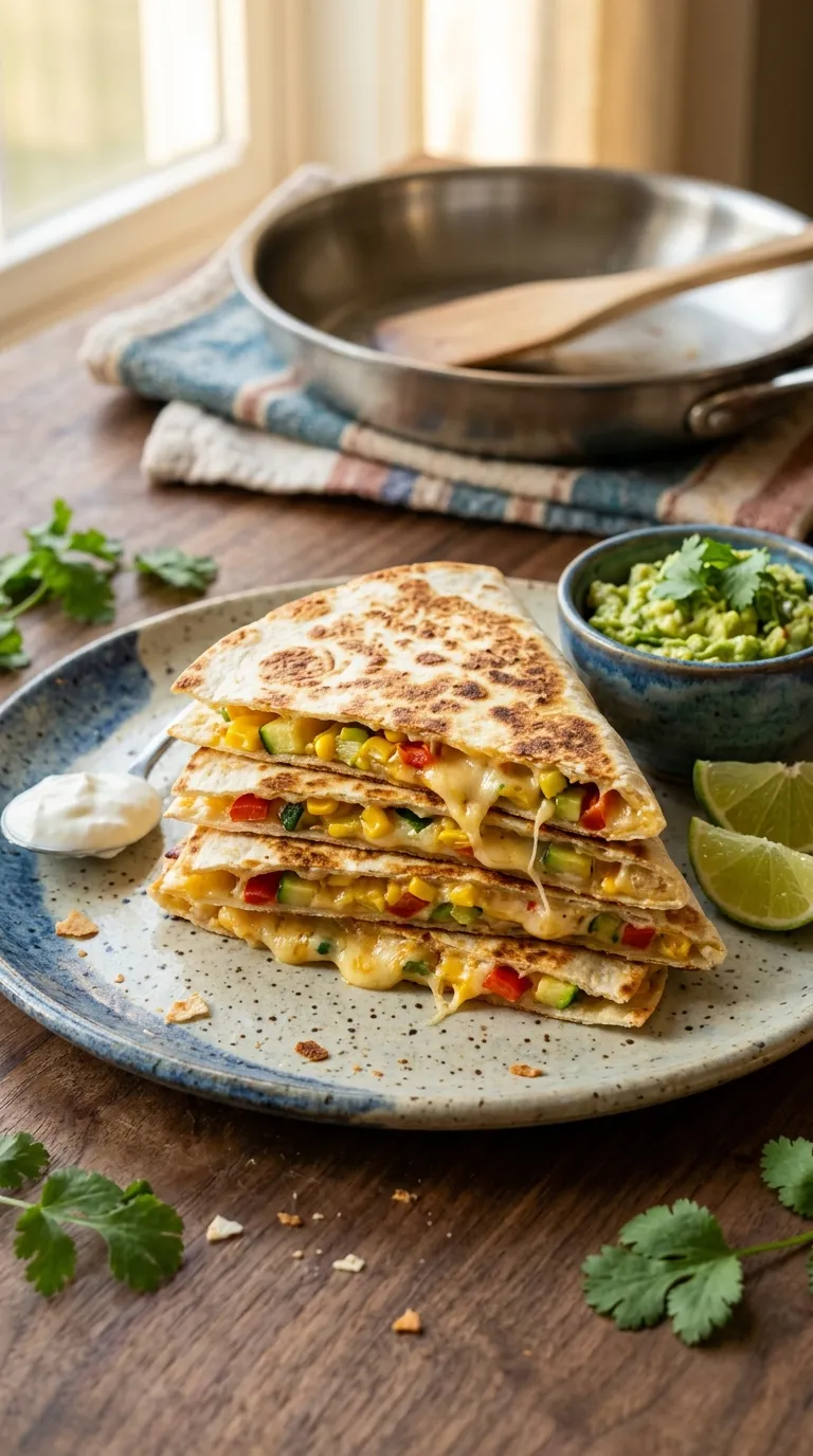 healthy meals for picky eaters Cheesy Veggie Quesadillas