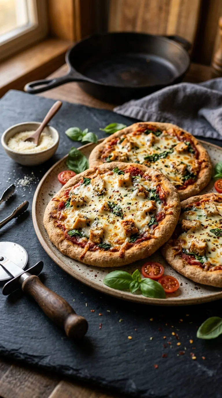 healthy meals for picky eaters Mini Chicken Pizzas
