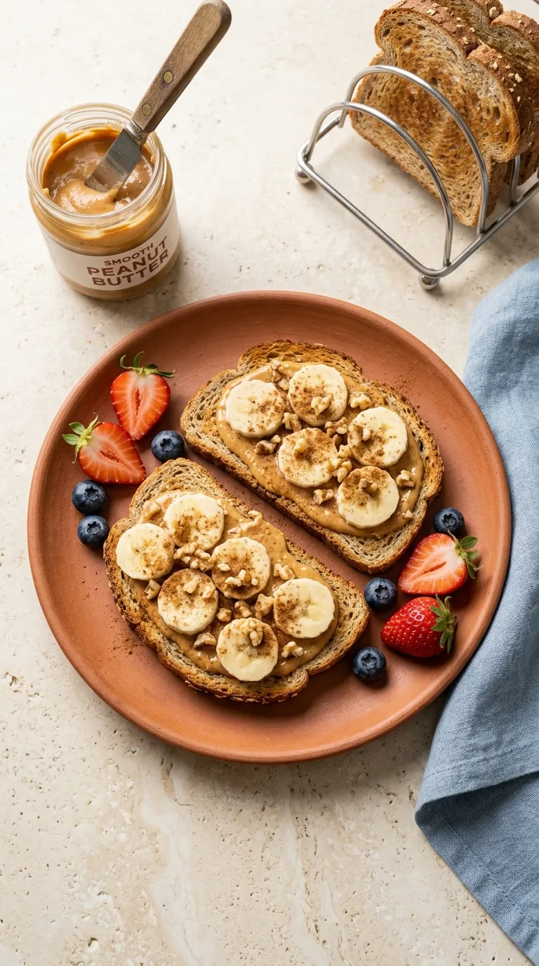 healthy meals for picky eaters Peanut Butter Banana Toast