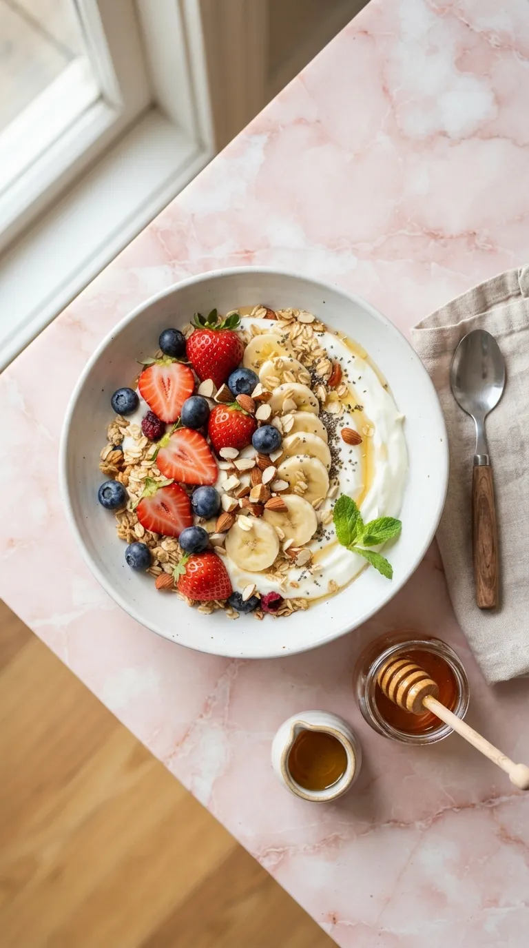 healthy meals for weight loss on a budget Berry Yogurt Bowl