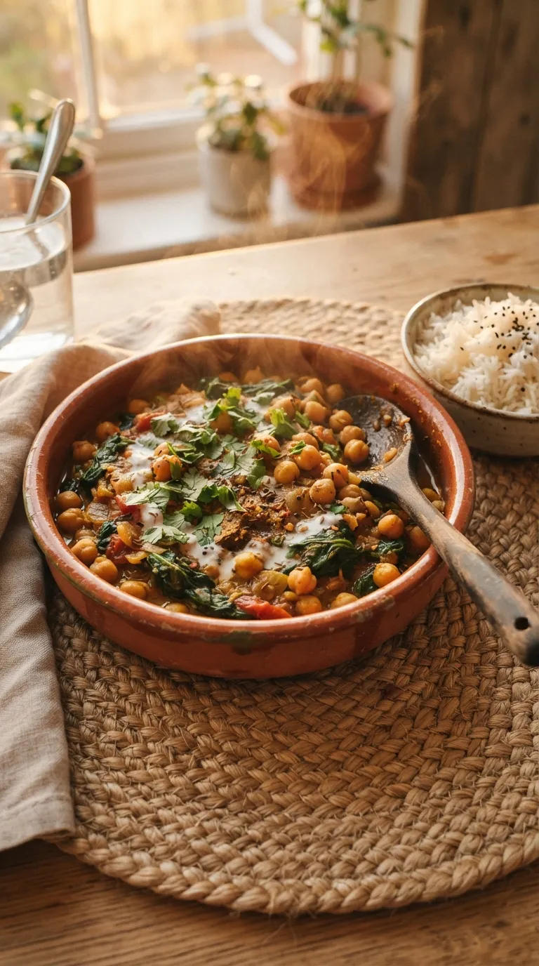 healthy meals for weight loss on a budget Chickpea Spinach Curry