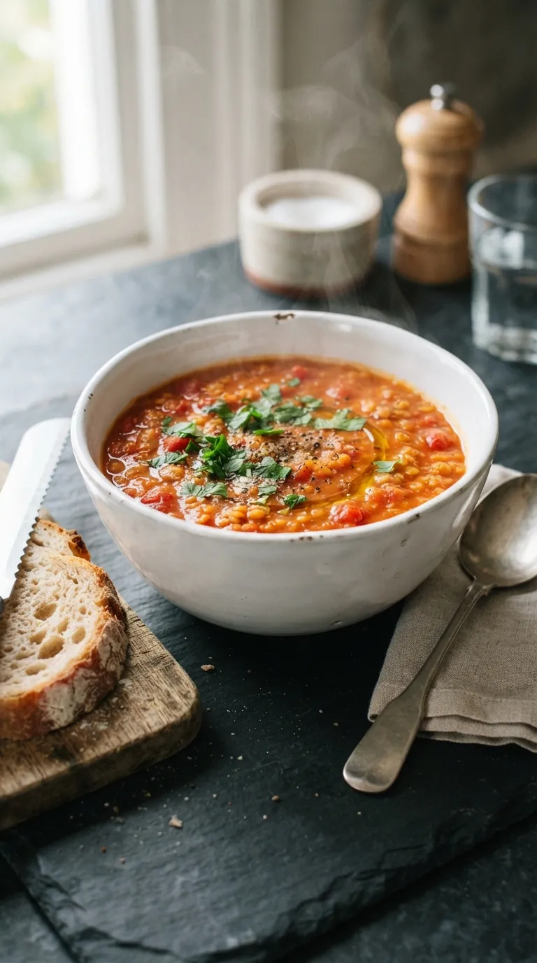 healthy meals for weight loss on a budget Lentil Tomato Soup