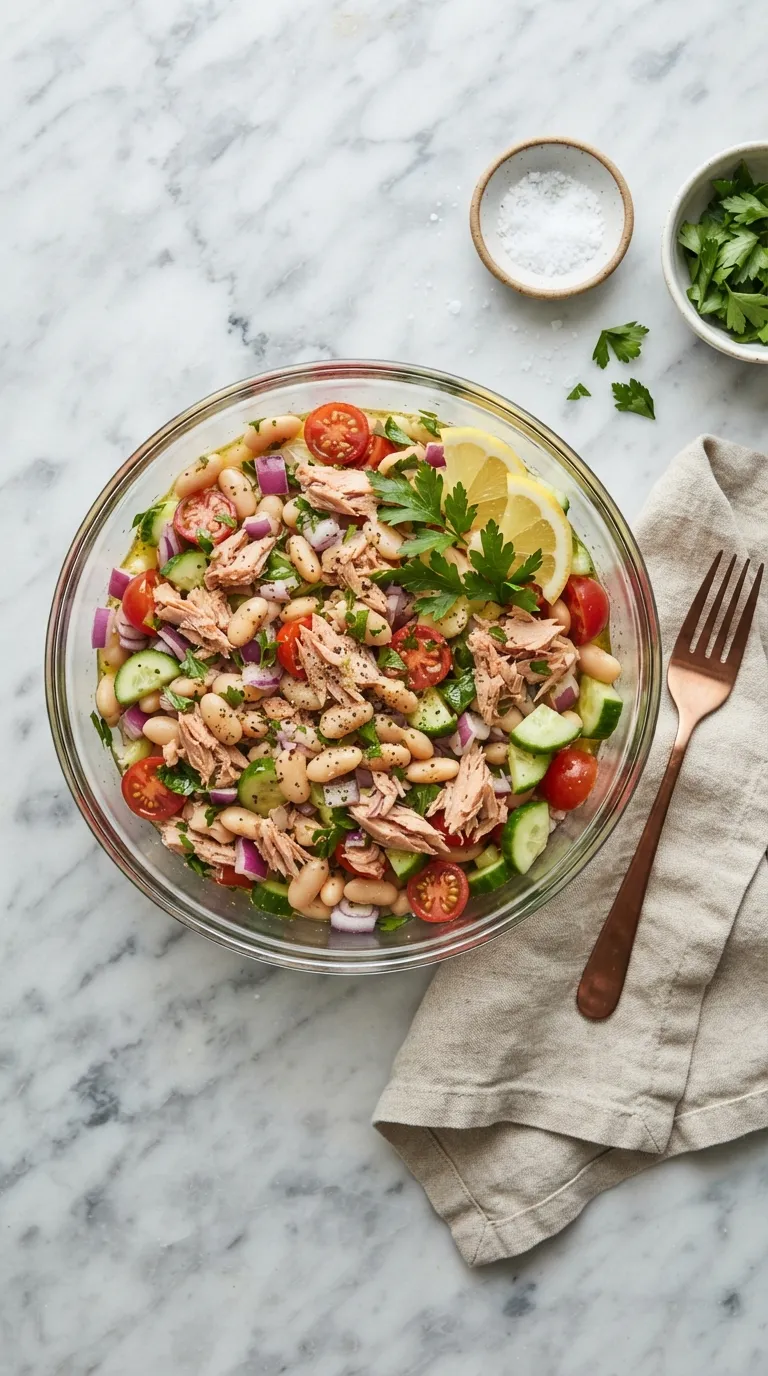 healthy meals for weight loss on a budget Tuna Bean Salad