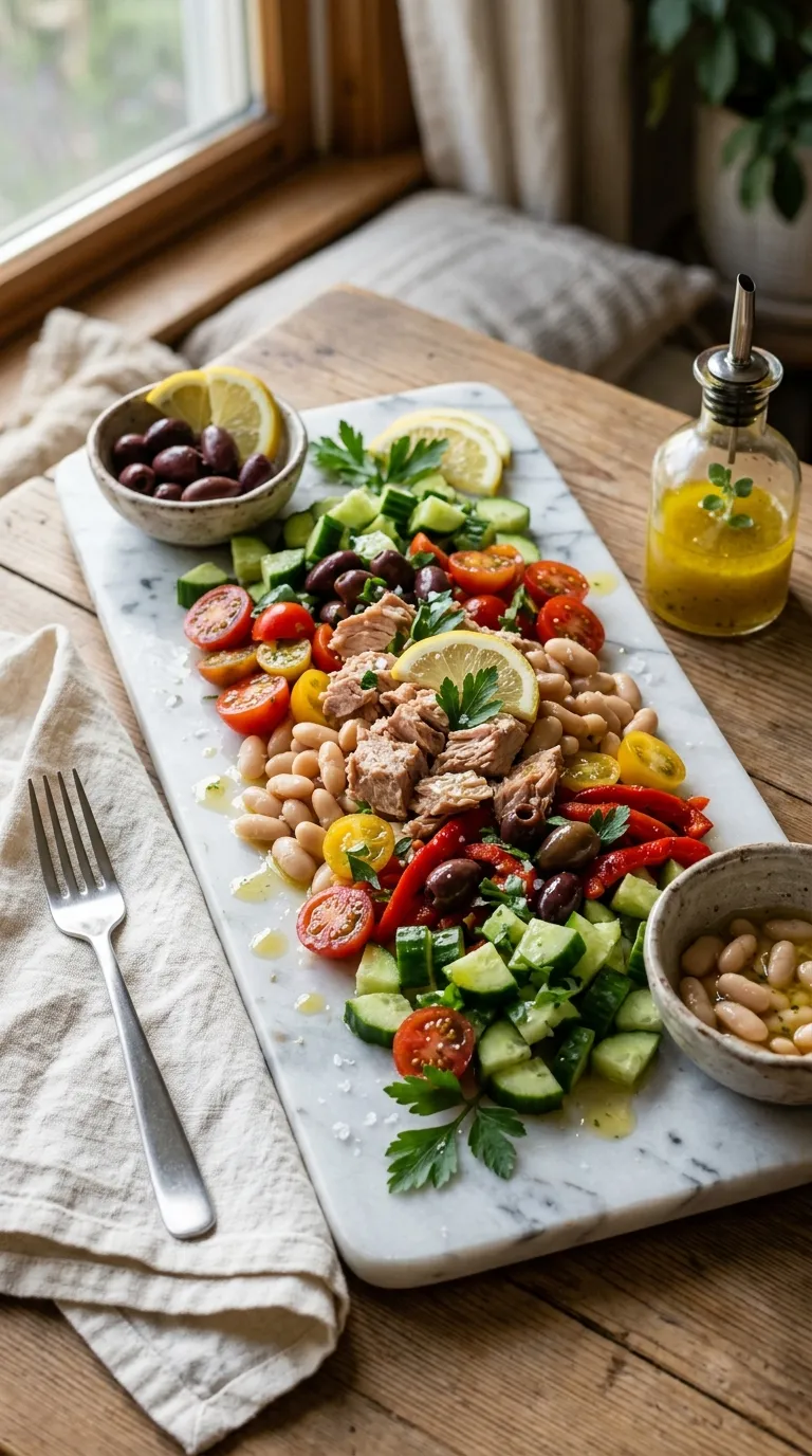 healthy meals with canned ingredients Mediterranean Tuna Salad