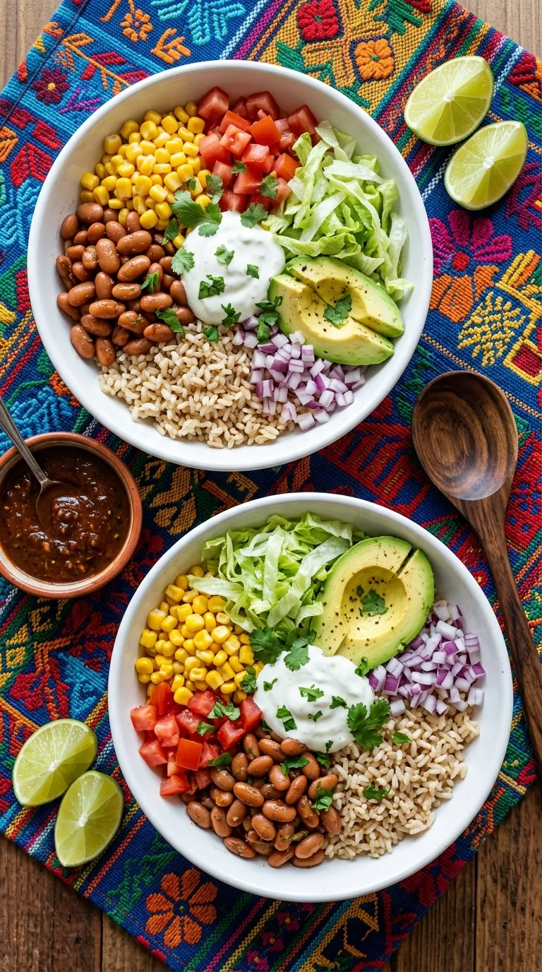 healthy meals with canned ingredients Mexican Bean Rice Bowls