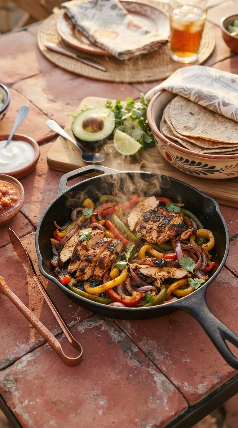 healthy one pan meals for easy cleanup Chicken Fajita Skillet